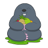 Maulwurf Obst