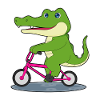 Crocodile Bicycle