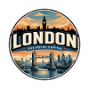 London Tower Bridge Royal Capital Badge