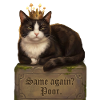 The royal cat on the tomb