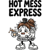 Hot Mess Express Coffee Locomotive