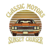 Sunset Cruiser: Klassisches Retro-Auto