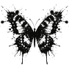 Butterfly ink and stains
