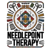 Needlepoint Therapy Embroidery Love