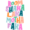 Fette Farbburst-Typografie