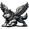 Winged Wolf Majestic
