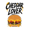 Cheddar Burger Lover Illustration