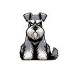 Don't Bother Me Schnauzer Riesenschnauzer