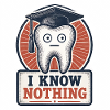 Funny Wisdom Tooth Dental Graduation Design