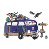 USA Camper Motif Vanlife Camping Vacation