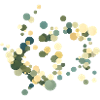 Kreis-Konfetti Farbkonzert