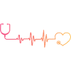 Stethoscope Nurse Sunset heartbeat Doctor
