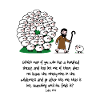 Shepherd and flock: comic scene