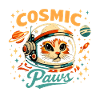 Cosmic Paws: Cat Astronaut