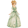 Elf princess in emerald dress