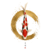 Elegant Koi – Japanese Zen Design