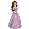 Purple princess with crown