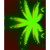 Neon Fractal Star Beam
