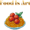 Food Is Art ... Spaghetti with meatballs
