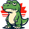 Chill Dinosaur Mood Grumpy