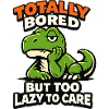 Seriously Bored Dinosaur
