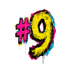 Neon Graffiti Neun