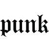 Punk Gothic Lettering Tee