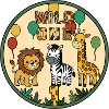 WILD ONE Animal Joy Circle Badge