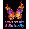 Stay Free Like A Butterfly