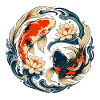 KoiCircle Lotus YinYang