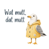 Wat mutt dat mutt Seemöwe Hoodie