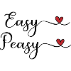 Easy Peasy Design with heart