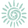 Sun with star