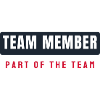 Team Member Schriftzug Balken - Teammitglied