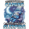 Gaming Weekend Slumber Sloth