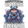 Weekend gaming: Sleep probability