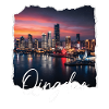 Qingdao Abend Skyline