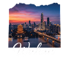 Wuhan Evening Light Skyline