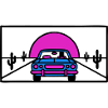 Desert Highway Car Logo