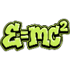 Einstein Formel Graffiti