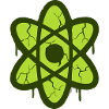 Atom Symbol Graffiti Logo