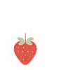Radiant Strawberry Illustration