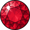 Faceted Ruby Circle
