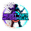 Neustart Weiterspielen – Gamer Pixel Ritter