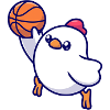 Basketball Chick Pop Art