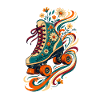 Blumenroller Skateskunst