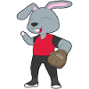 Bunny Baseball Baseball Glove