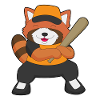 Red Panda Baseball Baseball Bat