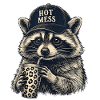Hot Mess Raccoon Cap