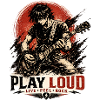 Play Loud Guitar Motif